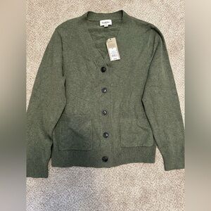 Goodfellow & Co Olive Cardigan Sweater